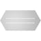 Ekena Millwork Half Round Surface Mount PVC Gable Vent: Functional, w/ 2"W x 2"P Brickmould Sill Frame, 24"W x 12"H GVPHR24X1203SF - alternate 2